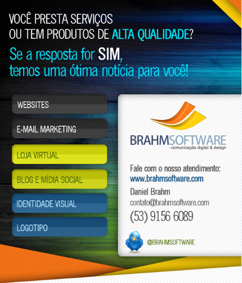 Cria��o de sites em Pelotas